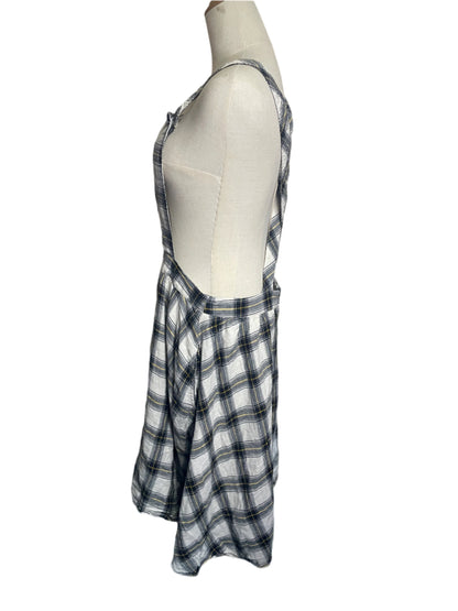 Women's Pinafore dress checker size 16