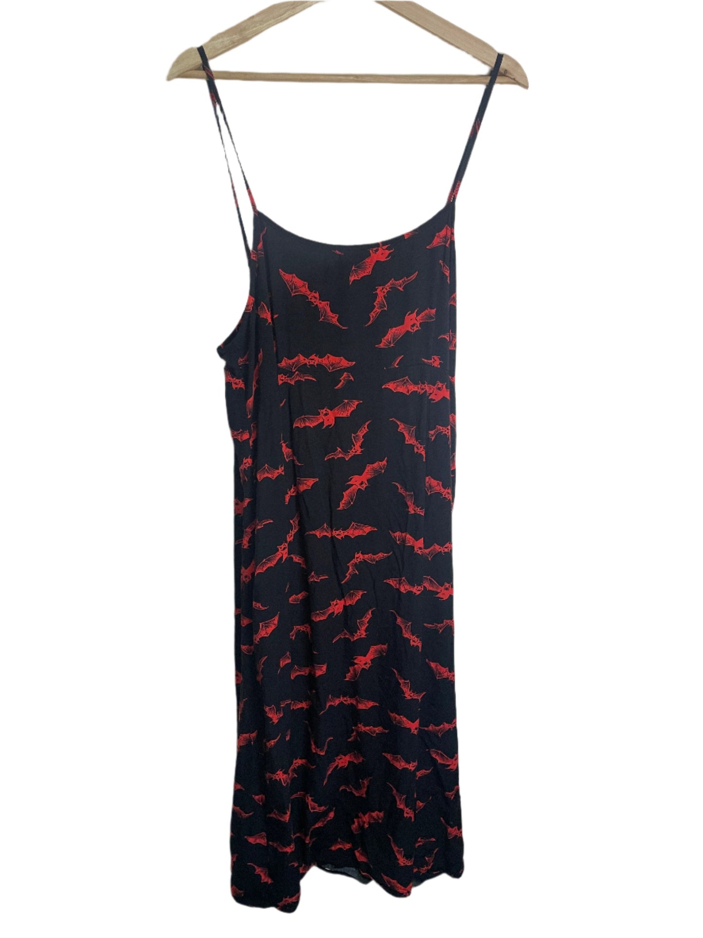 Women's  black & red bat dress size 14