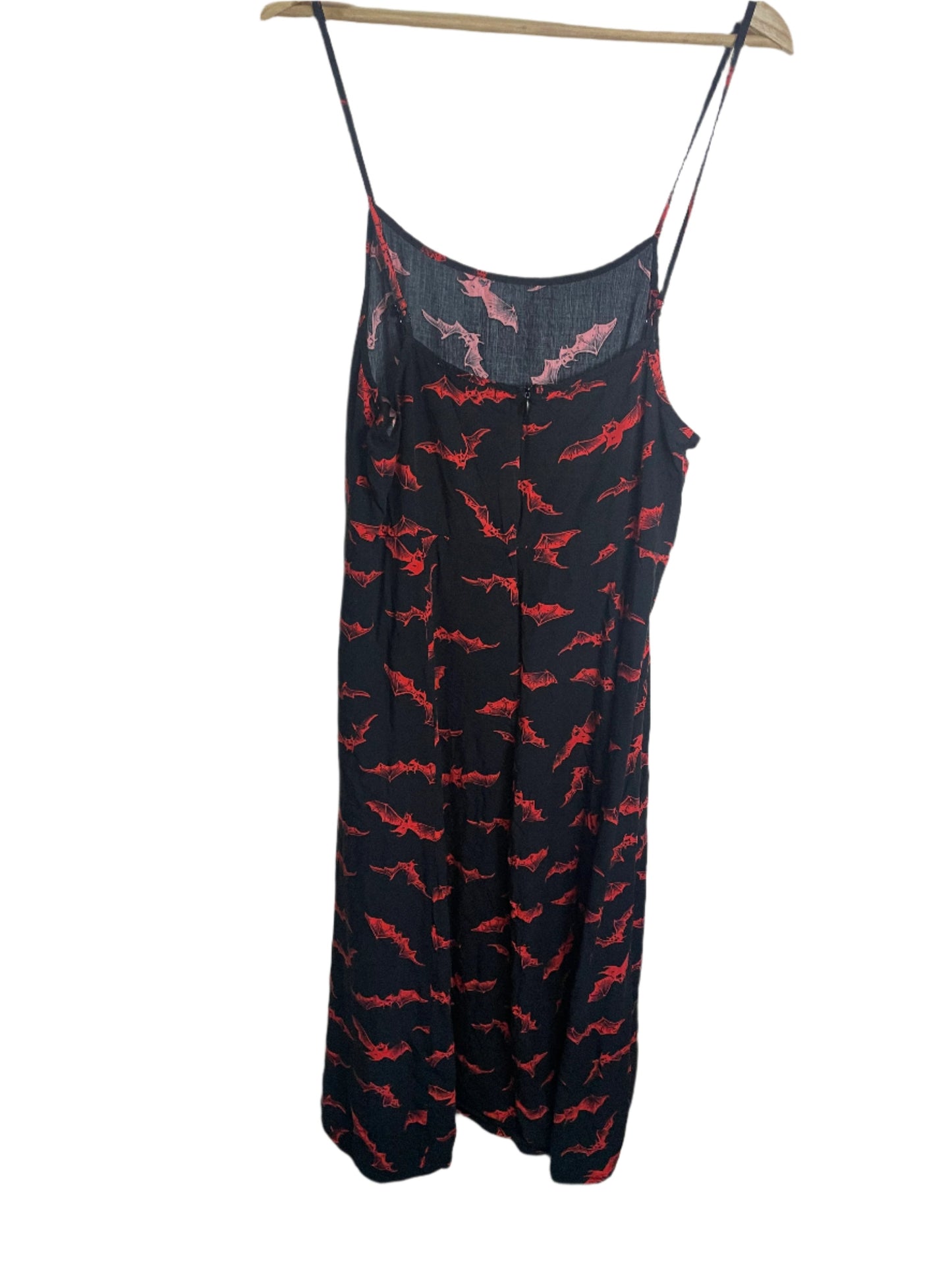 Women's  black & red bat dress size 14