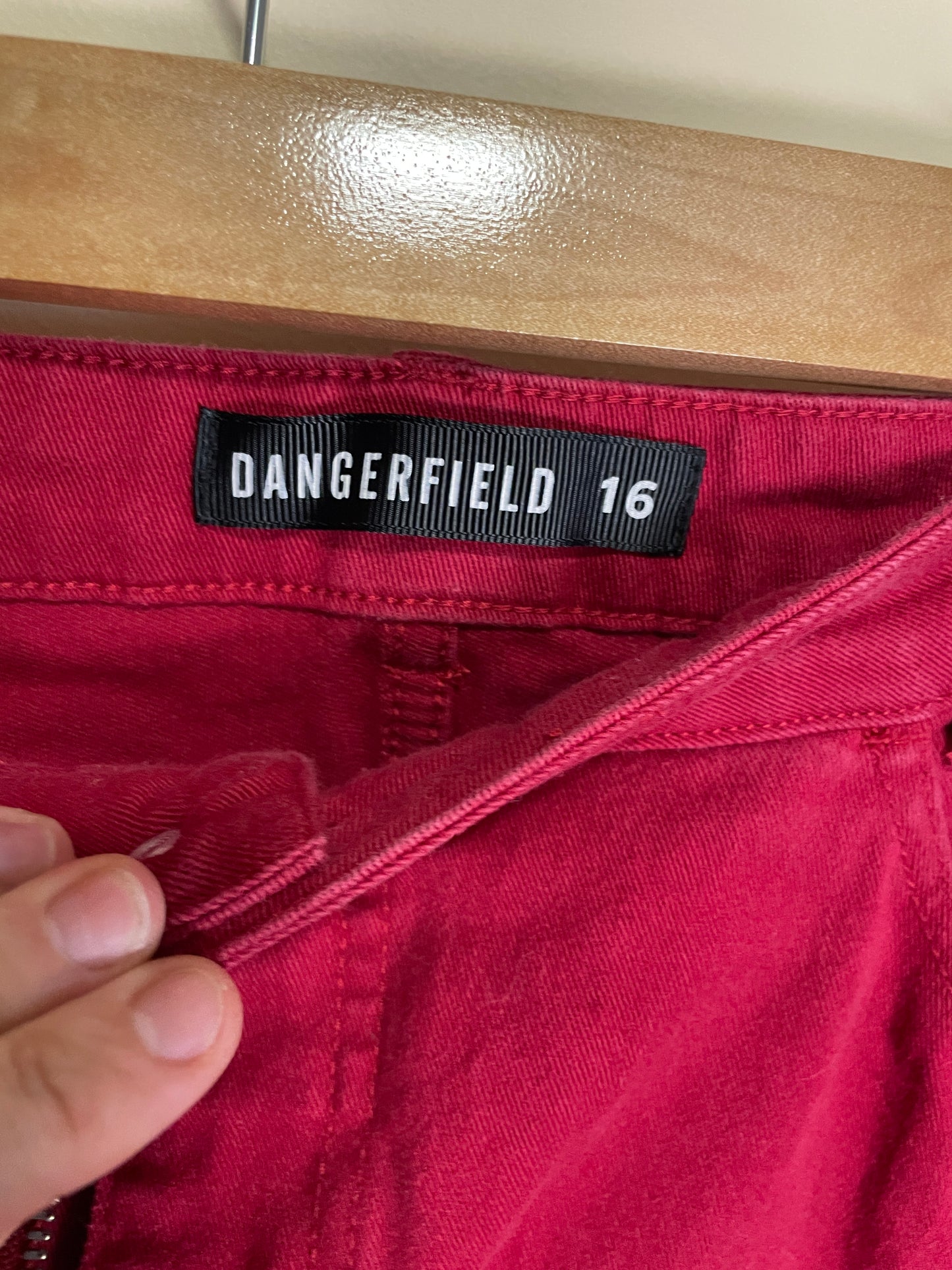 Women's Dangerfield red skirt size 16