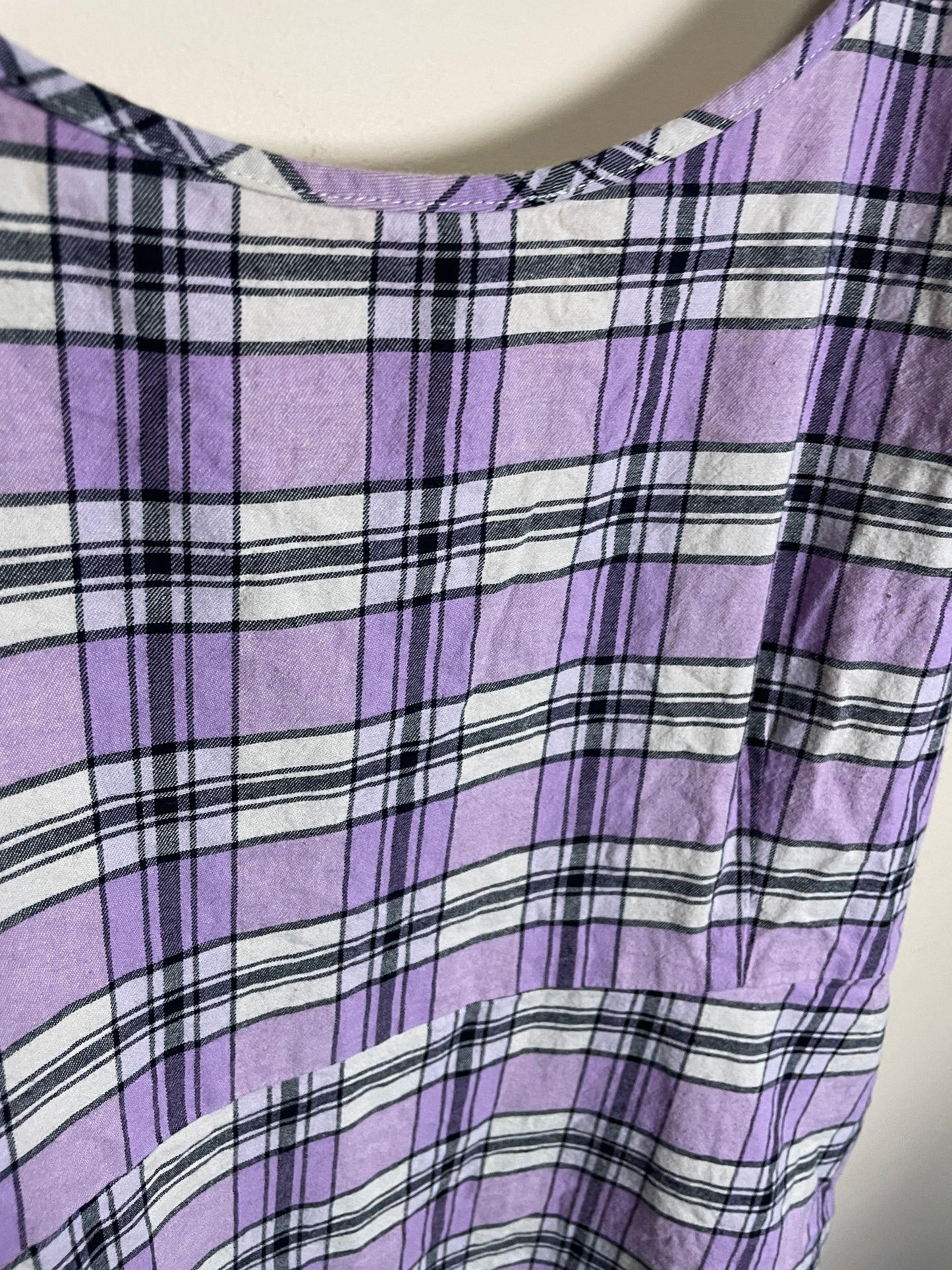 Women's Dangerfield purple tartan dress size 18