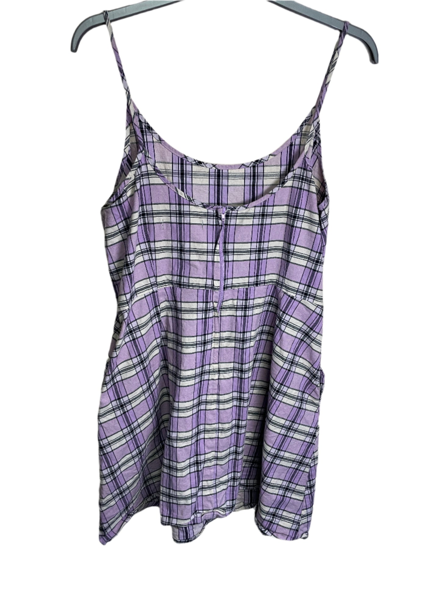 Women's Dangerfield purple tartan dress size 18