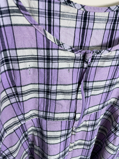 Women's Dangerfield purple tartan dress size 18