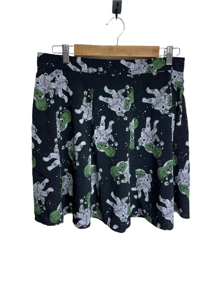 Women's blackfriday dinosaur space skirt size 14