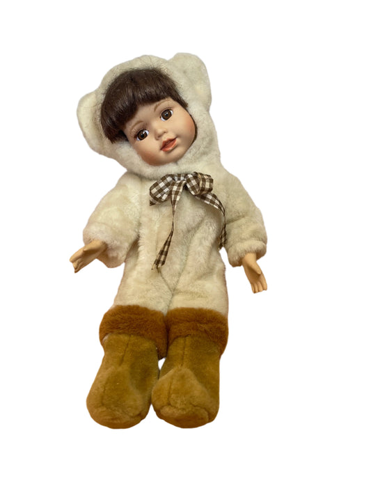 Porcelain baby doll-teddy