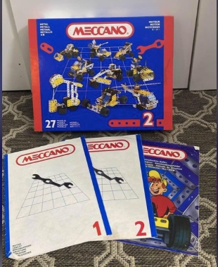 Meccano 27 models #2 set for ages 7+ (small parts )