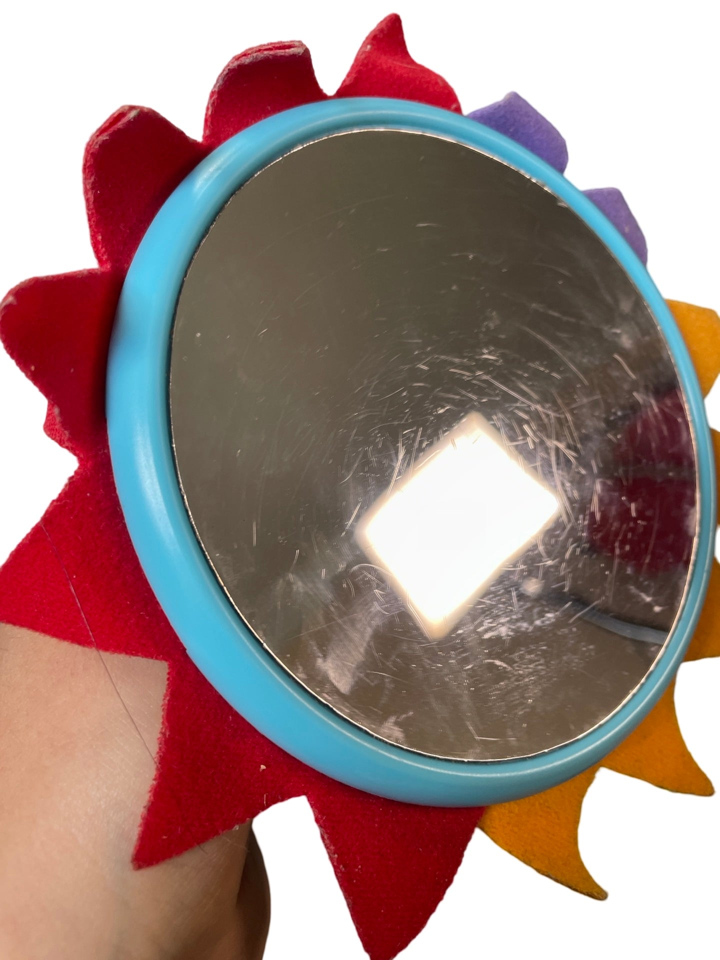 Baby toy mirror & soft ball