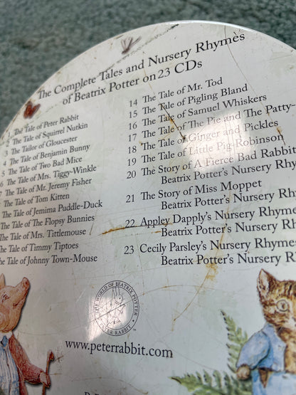 Beatrix potter peter rabbit 23 cd's audio book set. - Scroll through thrift