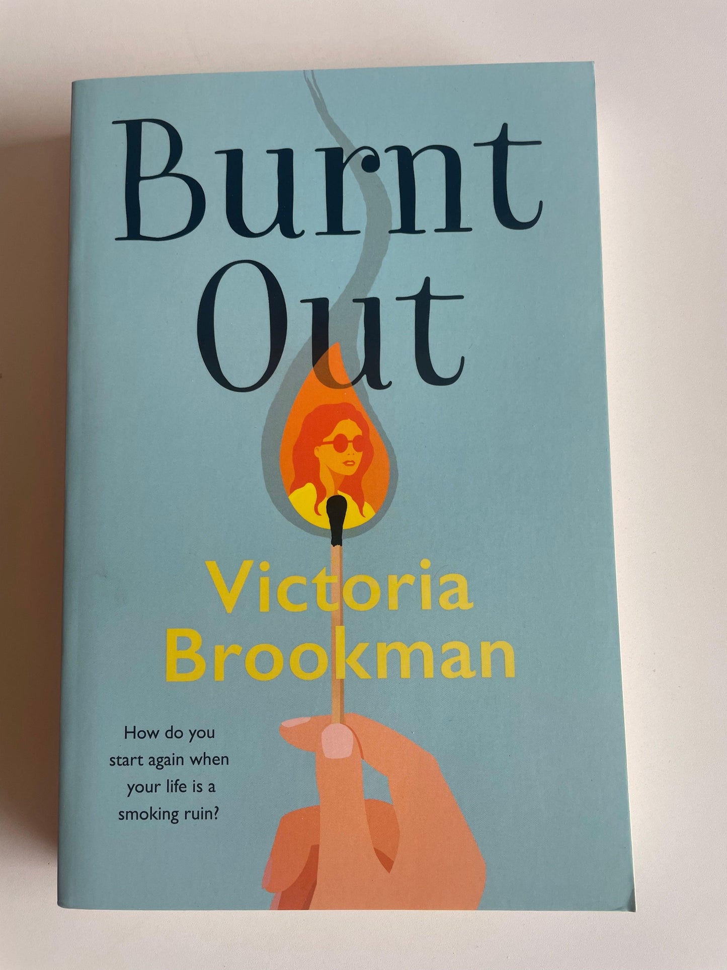 Book: Burnt out by Victoria Brookman - Scroll through thrift