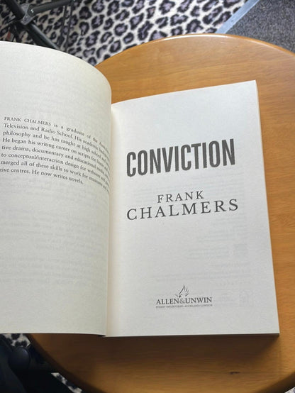 Book: Conviction by Frank Chalmers - Scroll through thrift