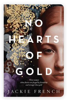 Book: No Hearts Of Gold By Jackie French - Scroll through thrift