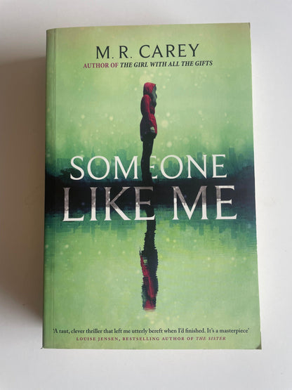 Book: someone like me by M.R Carey - Scroll through thrift