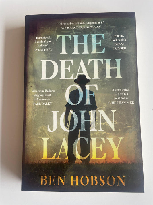 Book : The death of John Lacey by Ben Hobson - Scroll through thrift