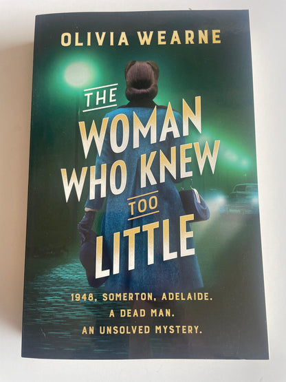 Book : The Woman Who Knew To Little by Olivia Wearne - Scroll through thrift