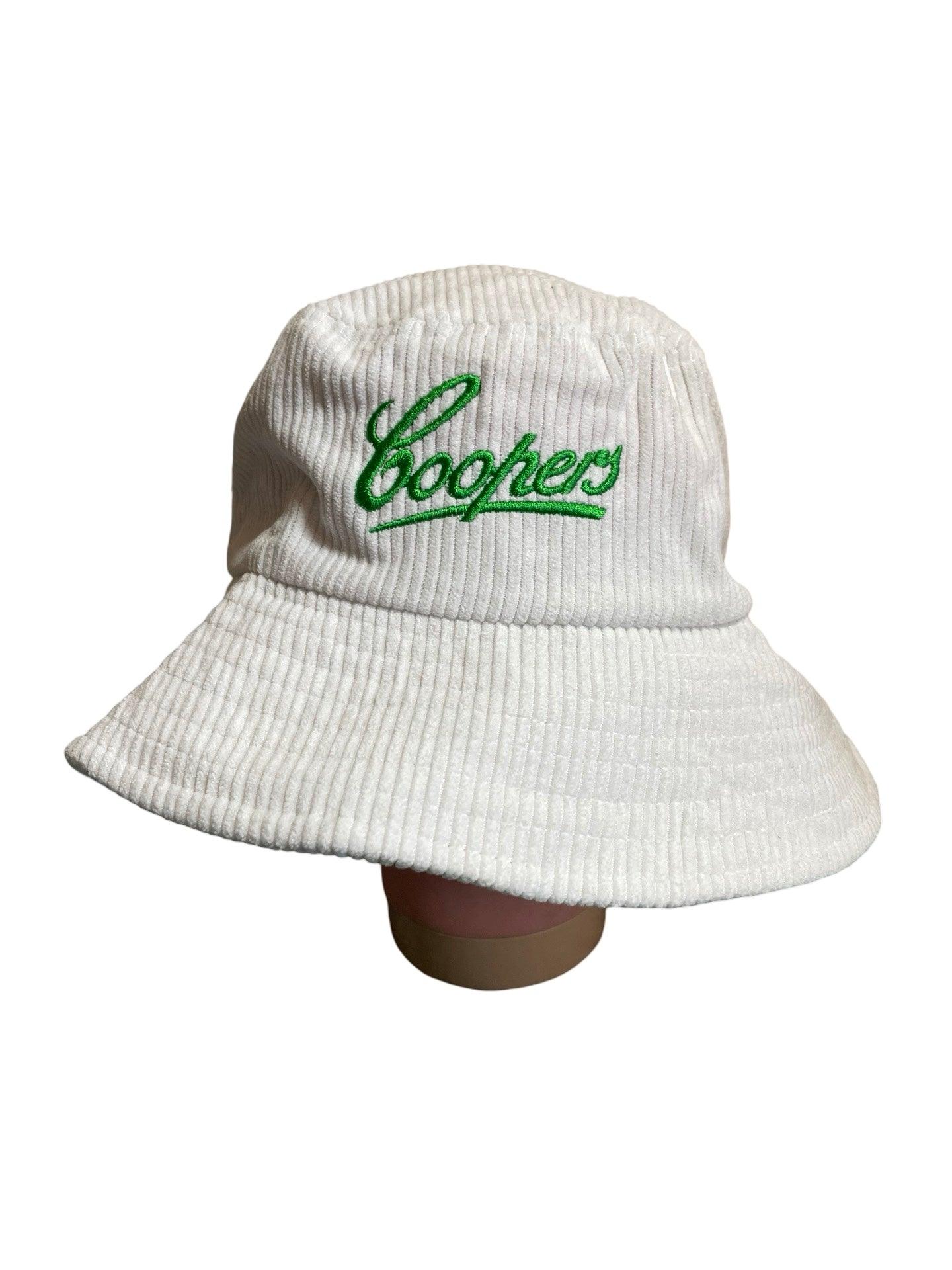 Coopers white corduroy bucket hat - Scroll through thrift