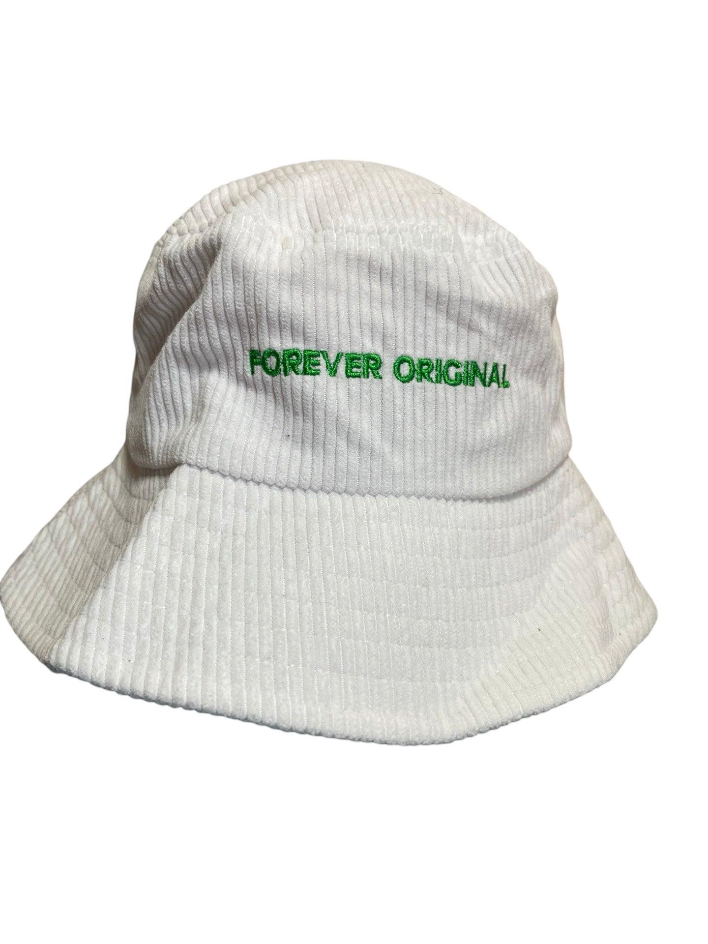 Coopers white corduroy bucket hat - Scroll through thrift