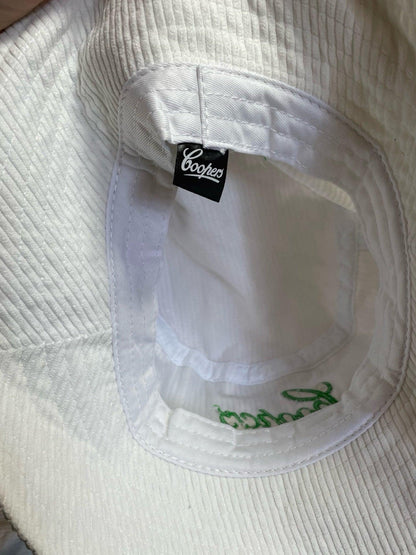 Coopers white corduroy bucket hat - Scroll through thrift