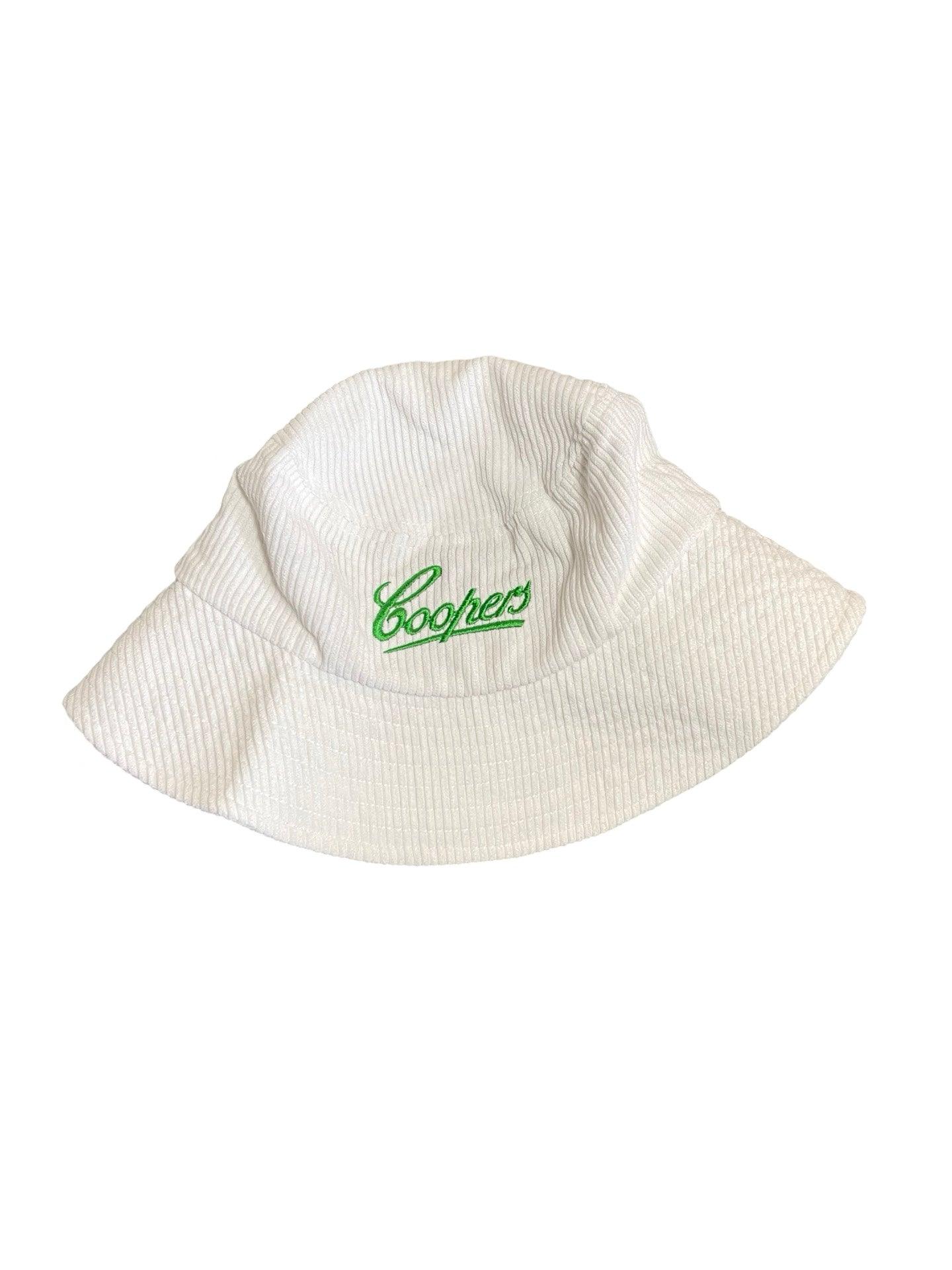 Coopers white corduroy bucket hat - Scroll through thrift