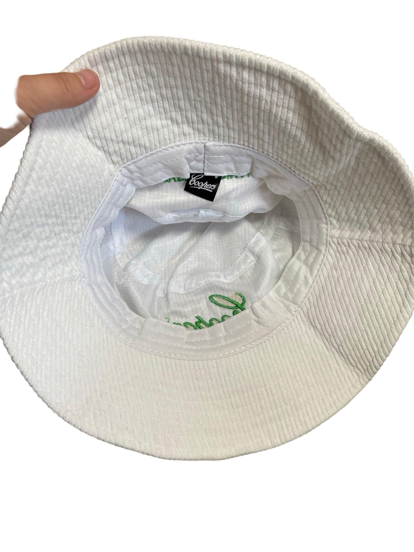 Coopers white corduroy bucket hat - Scroll through thrift