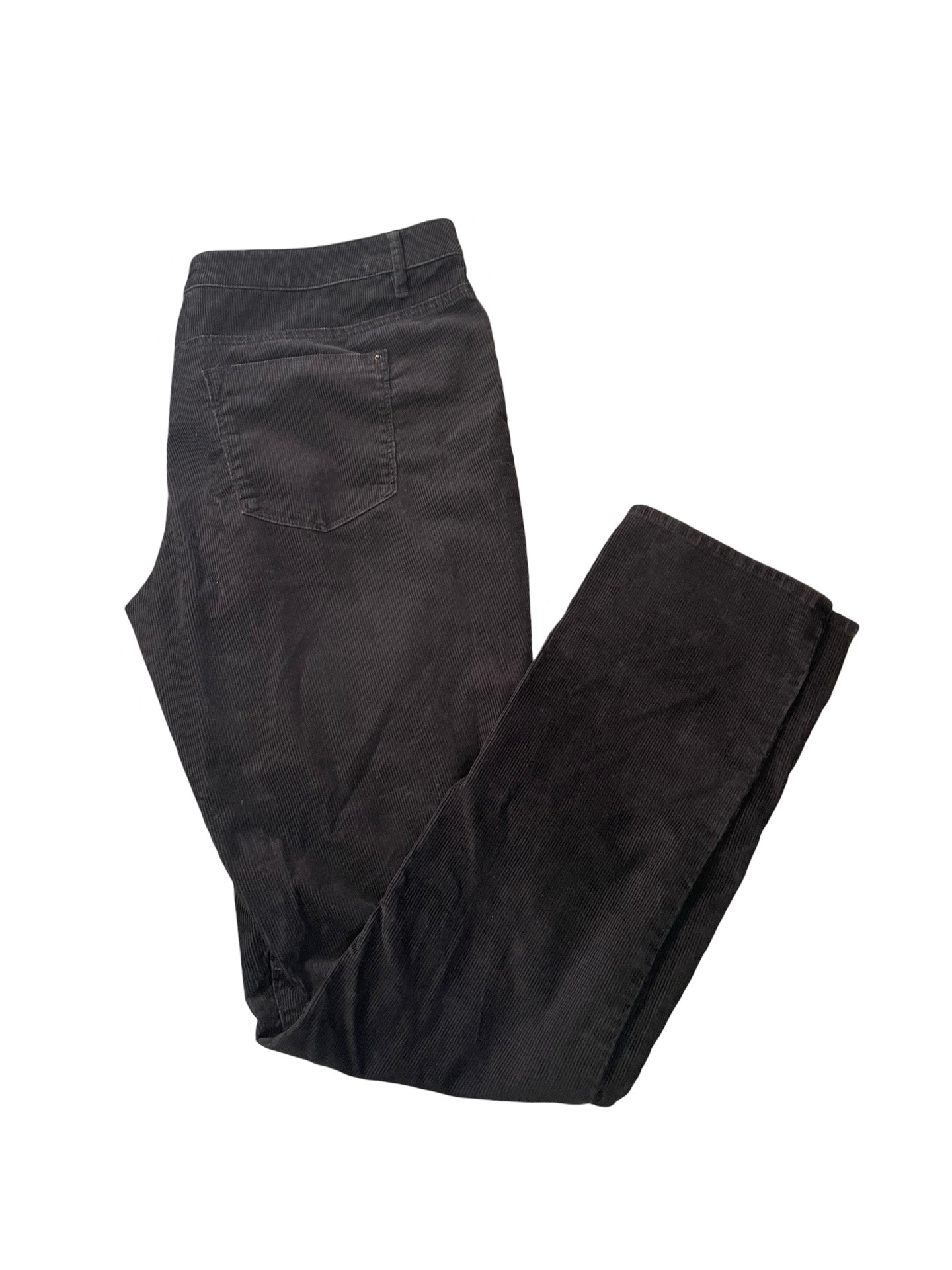 Women's  Black country road courderoy pants size