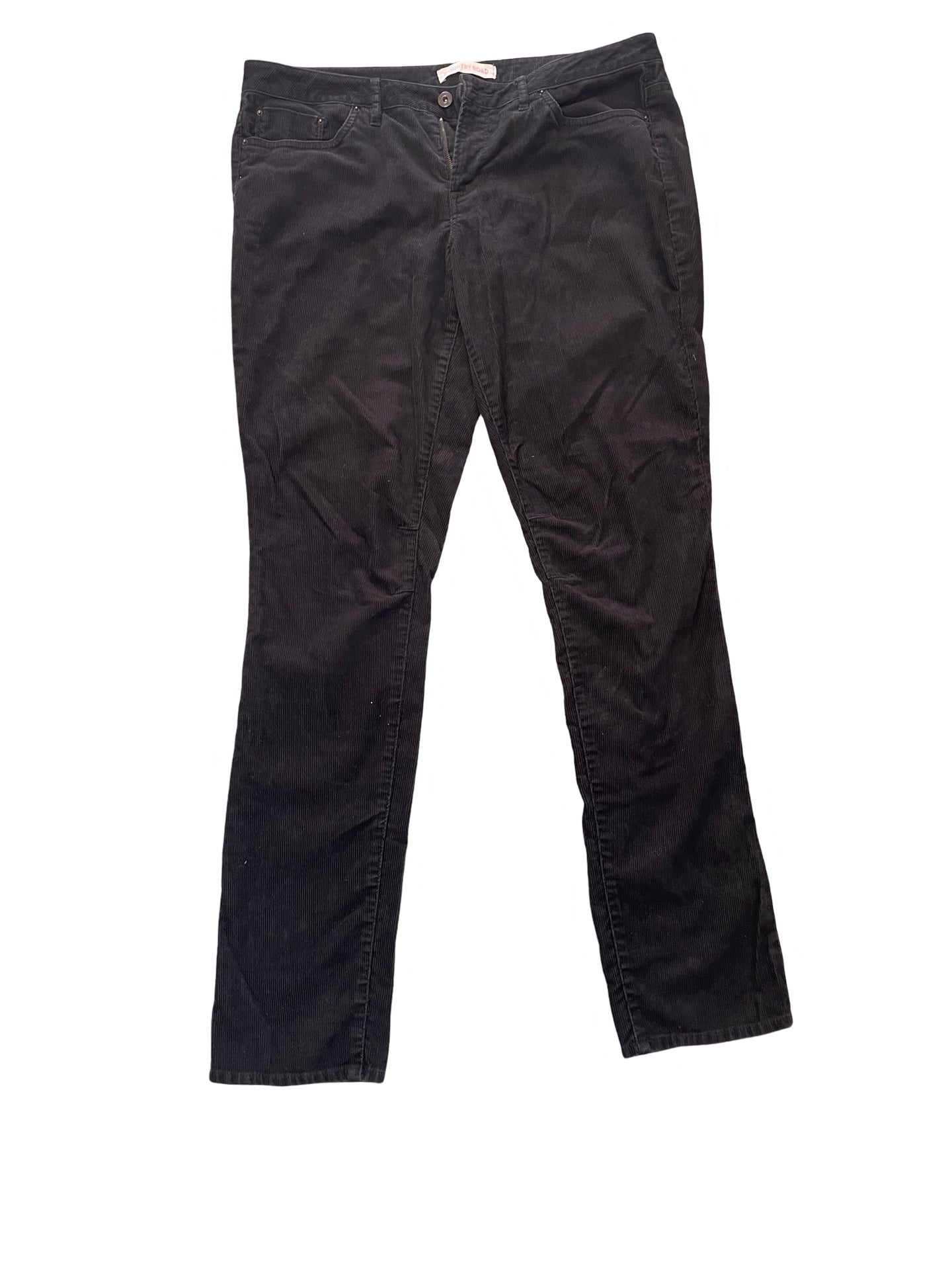 Women's  Black country road courderoy pants size