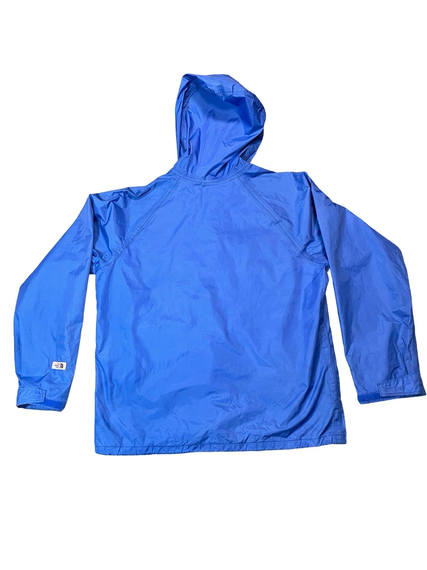 The North Face blue womens jacket size L shell weatherproof retro USA style - Scroll through thrift