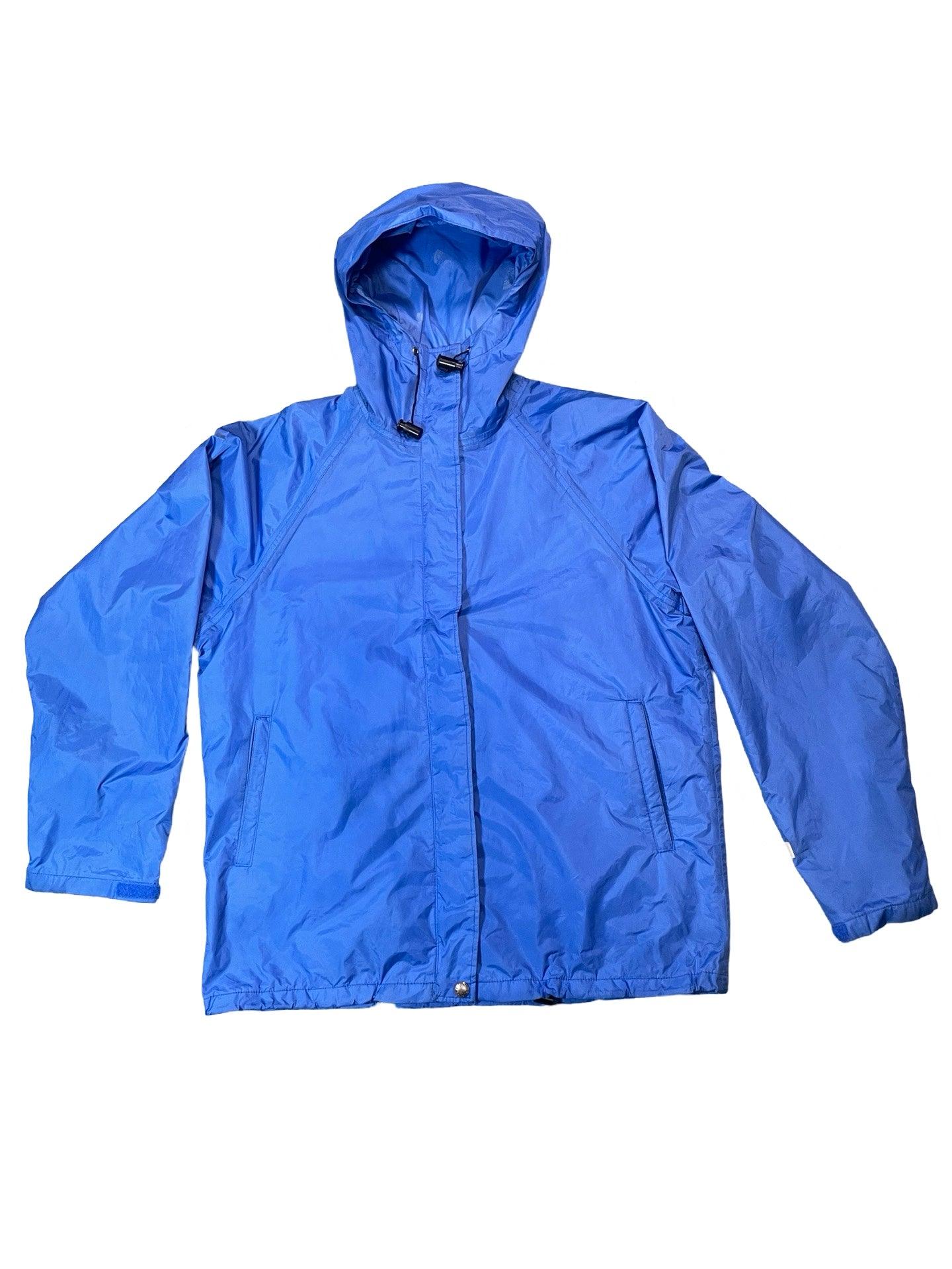 The North Face blue womens jacket size L shell weatherproof retro USA style - Scroll through thrift