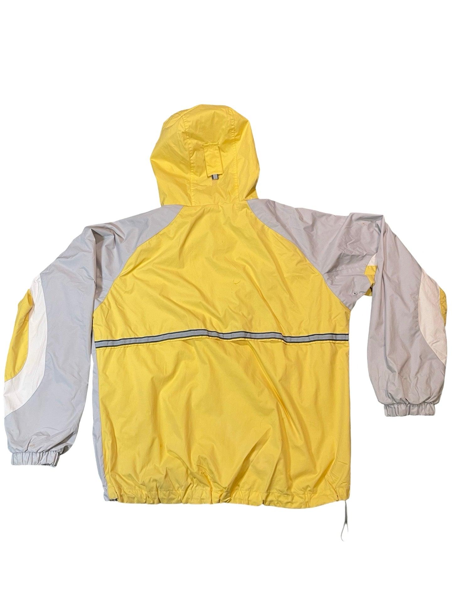 Woman's XL Colorado windbreaker jacket vibrant yellow - Scroll through thrift