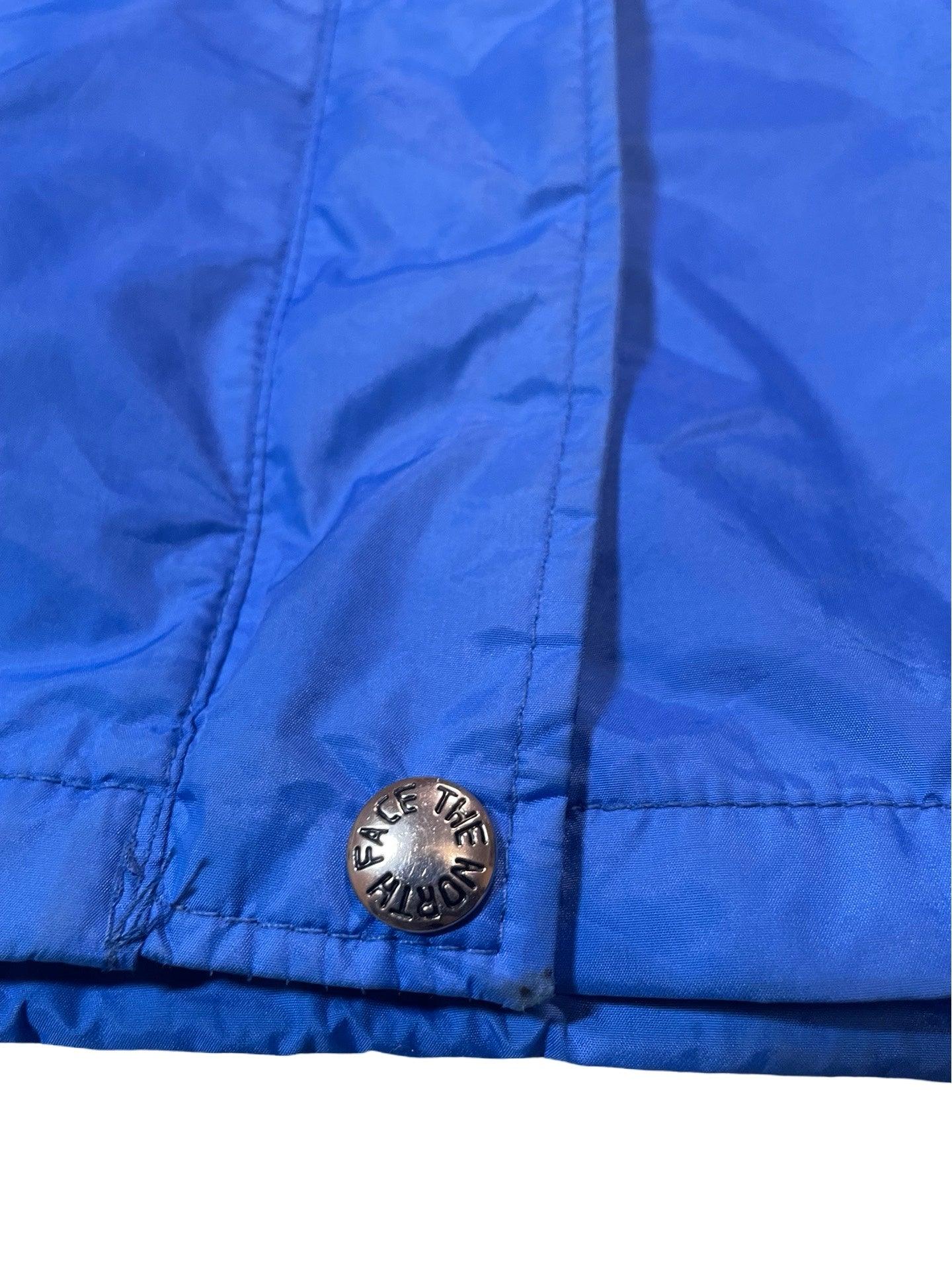 The North Face blue womens jacket size L shell weatherproof retro USA style - Scroll through thrift