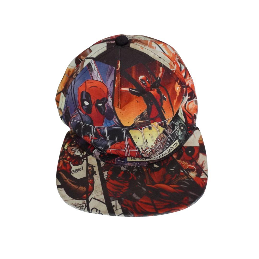 Deadpool comic strip scene hat - Scroll through thrift