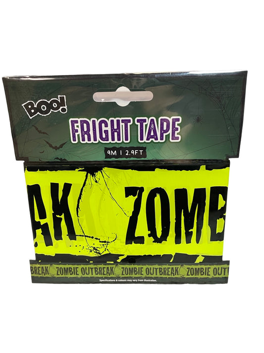 Halloween fright tape zombie outbreak 2.9ft - Scroll through thrift