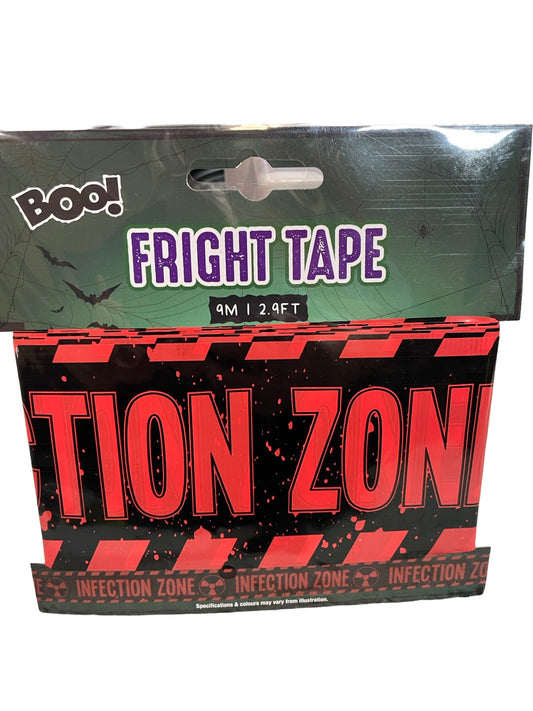 Halloween infection zone scare tape - Scroll through thrift