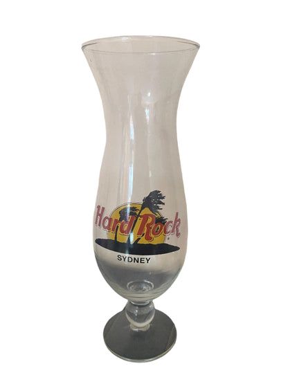 Hardrock Cafe cocktail glass sydney 25cm - Scroll through thrift