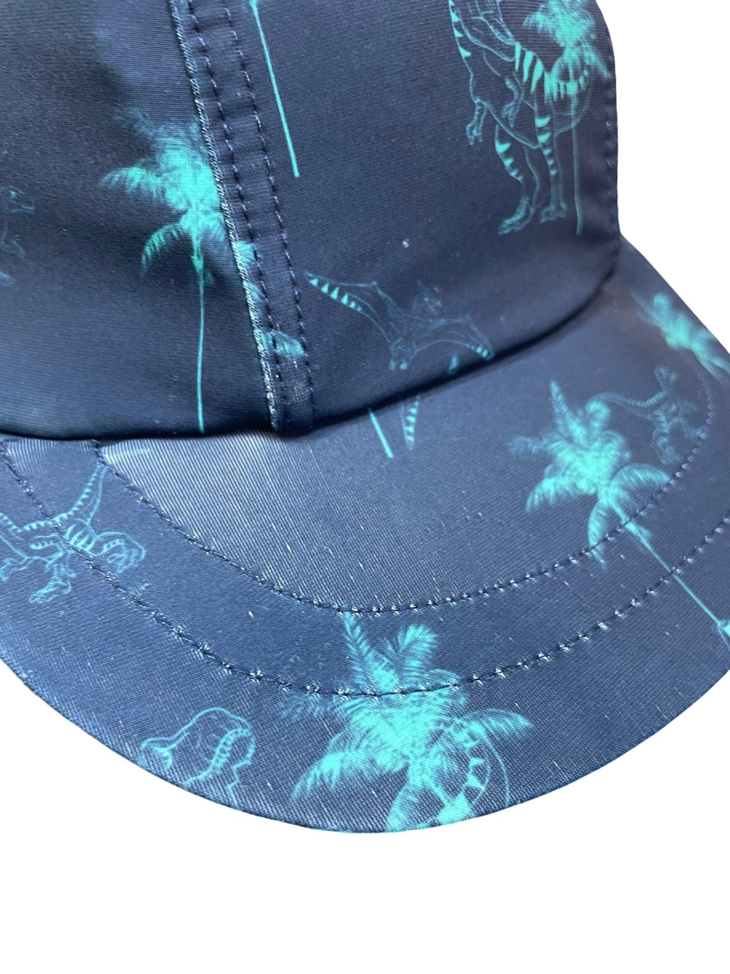 Kids reversable brim hat for toddlers with neck flap - Scroll through thrift