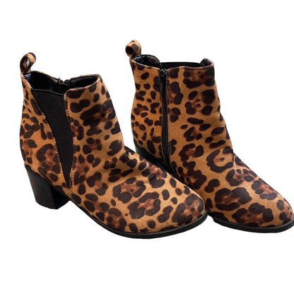 Womens Riversoft leopard print boots size 38