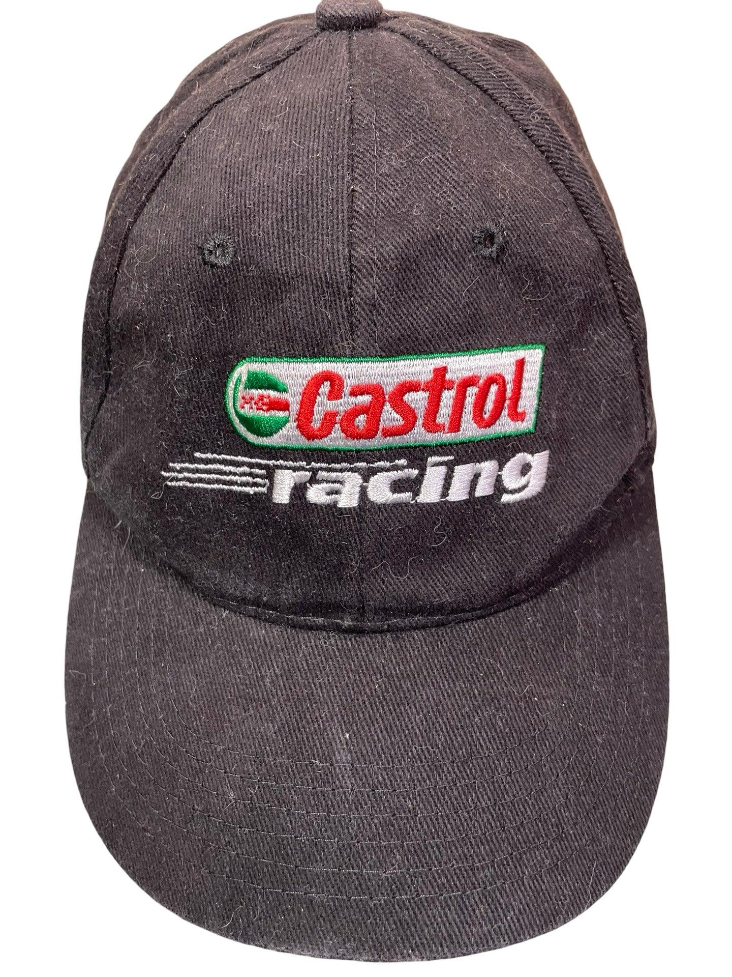 Mens Castrol Racing hat one size fits all velcro back - Scroll through thrift