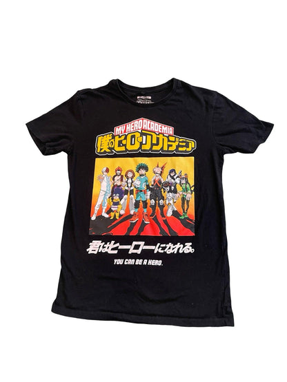 My hero Academia black t-shirt xxs teen. - Scroll through thrift