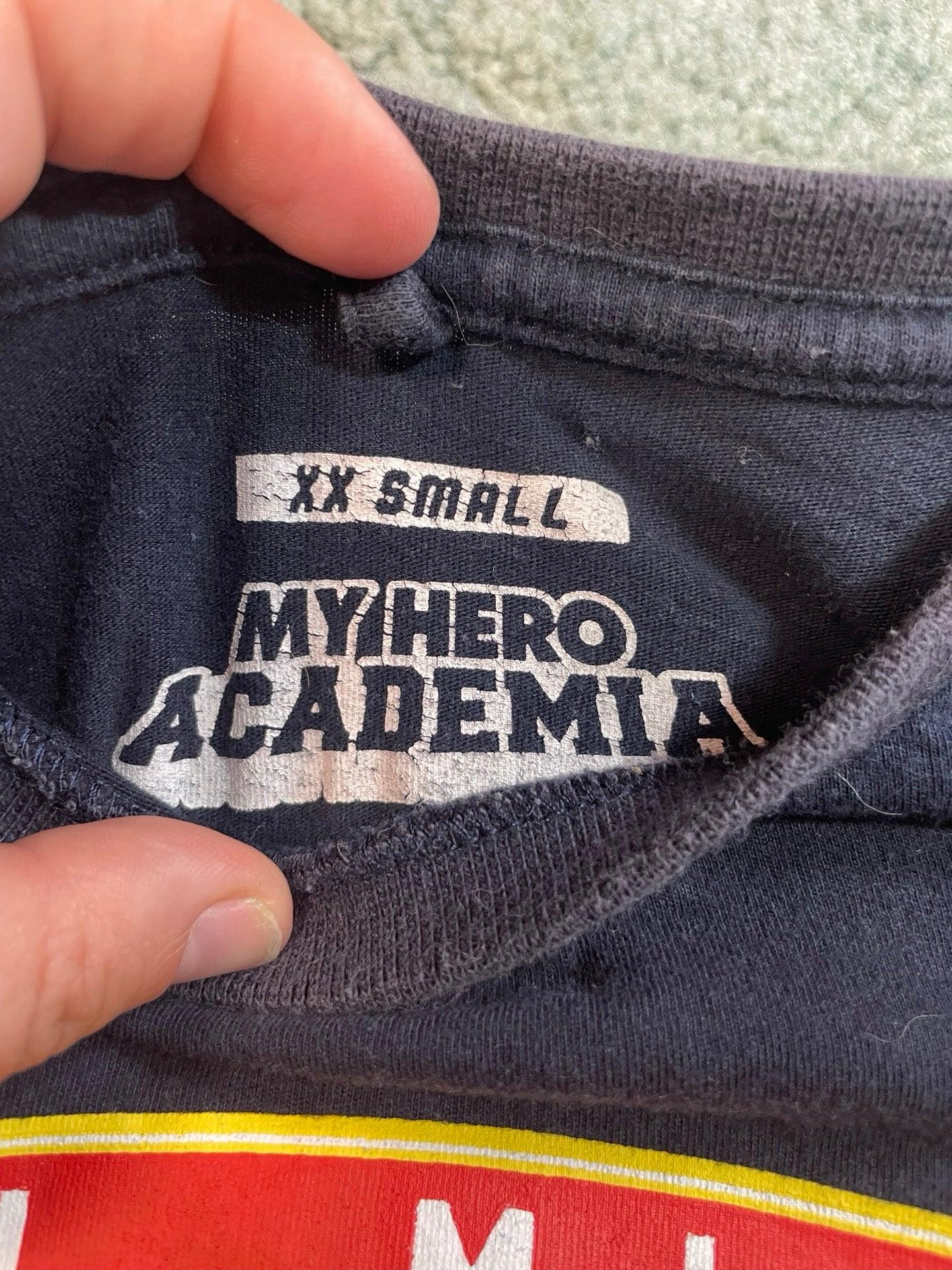 My hero Acedemia navy T-shirt xxs - Scroll through thrift