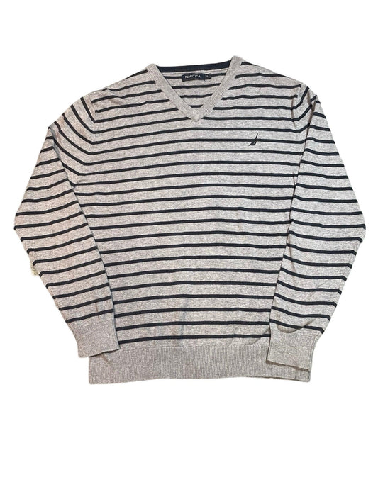 Nautica Mens striped jumper - Scroll through thrift