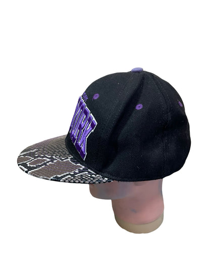 New York purple snake skin Hat/Cap - Scroll through thrift