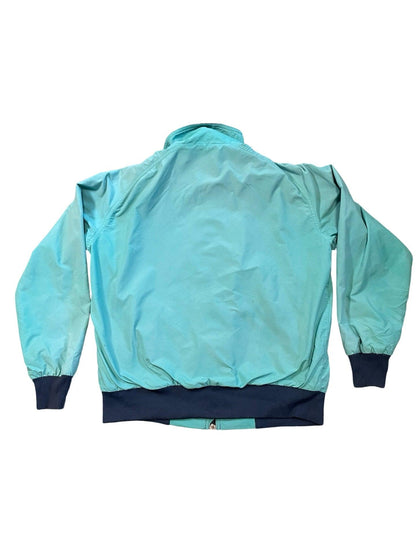 LL bean American vintage bomber jacket size medium women's teal colour - Scroll through thrift