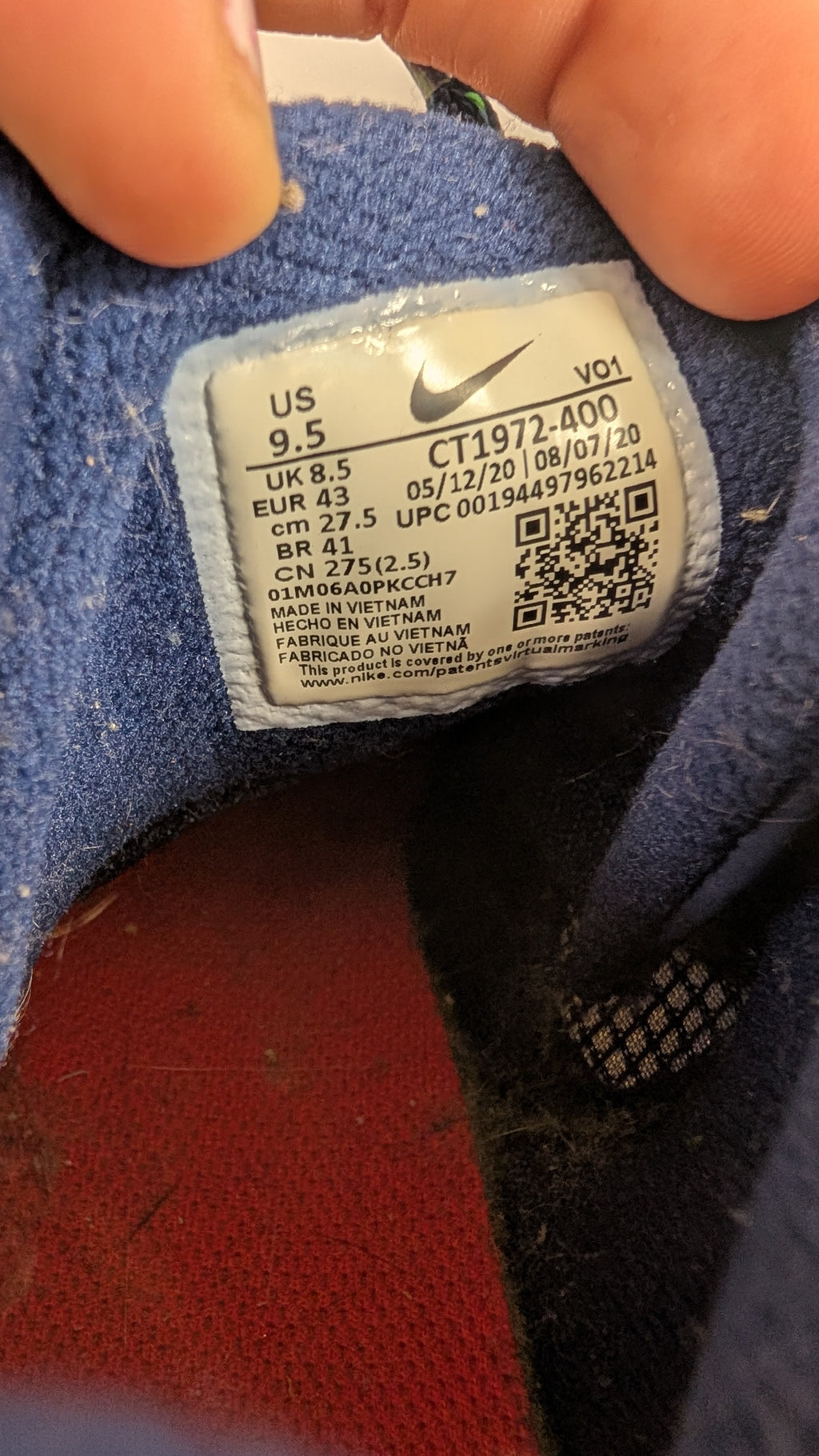 NIKE KYRIE FLYTRAP IV BASKETBALL Blue Size US 9.5 Mens