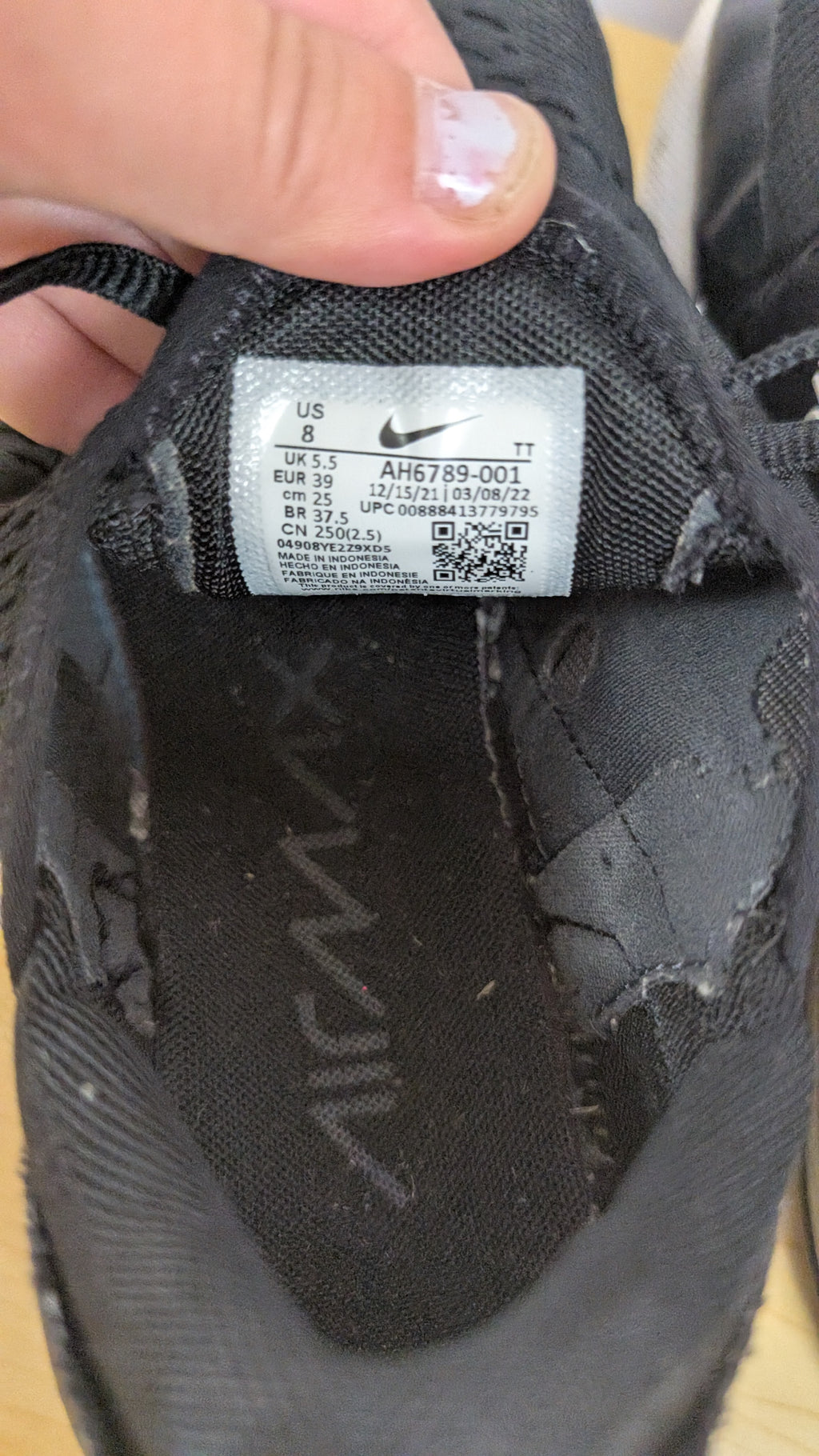 Nike airmax 270 size us8