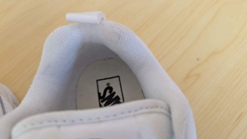 Kids vans nu skool white skater shoe size us3 - Scroll through thrift