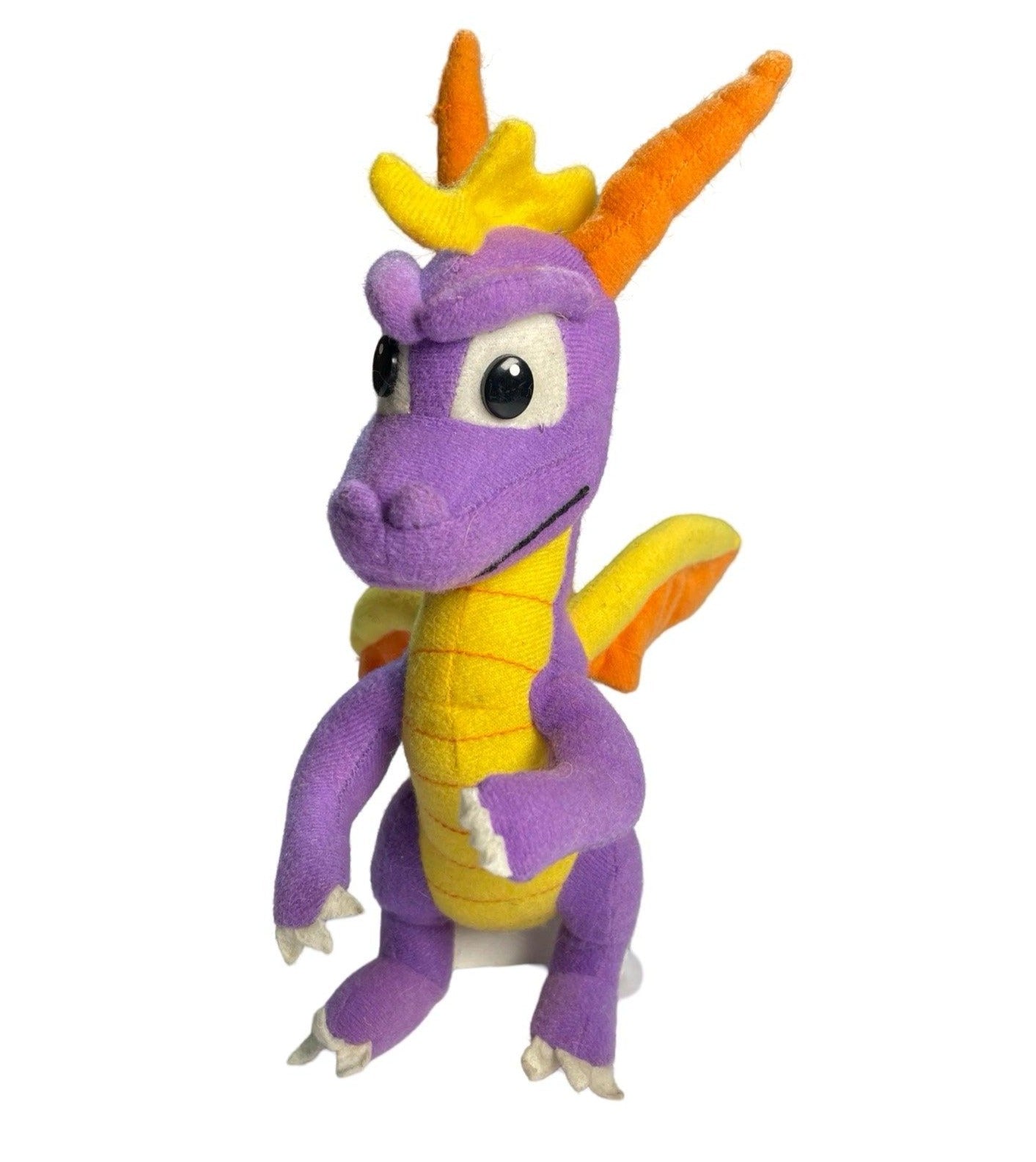 Spyro plush 2001 , 22cm high *small tear on horn. - Scroll through thrift