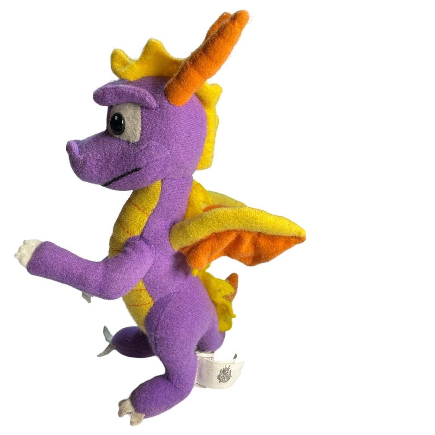 Spyro plush 2001 , 22cm high *small tear on horn. - Scroll through thrift