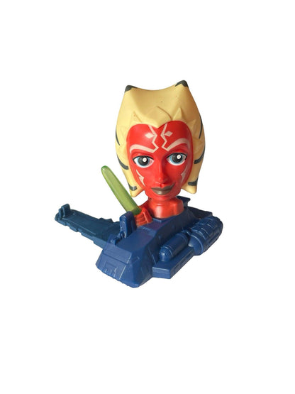 Star Wars the cloan wars ahsoka bobble head happy meal toy 2008 - Scroll through thrift