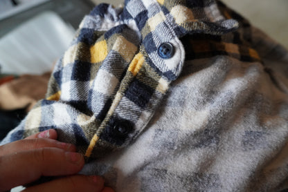 Toddler flanno with buttons size 1 - Scroll through thrift