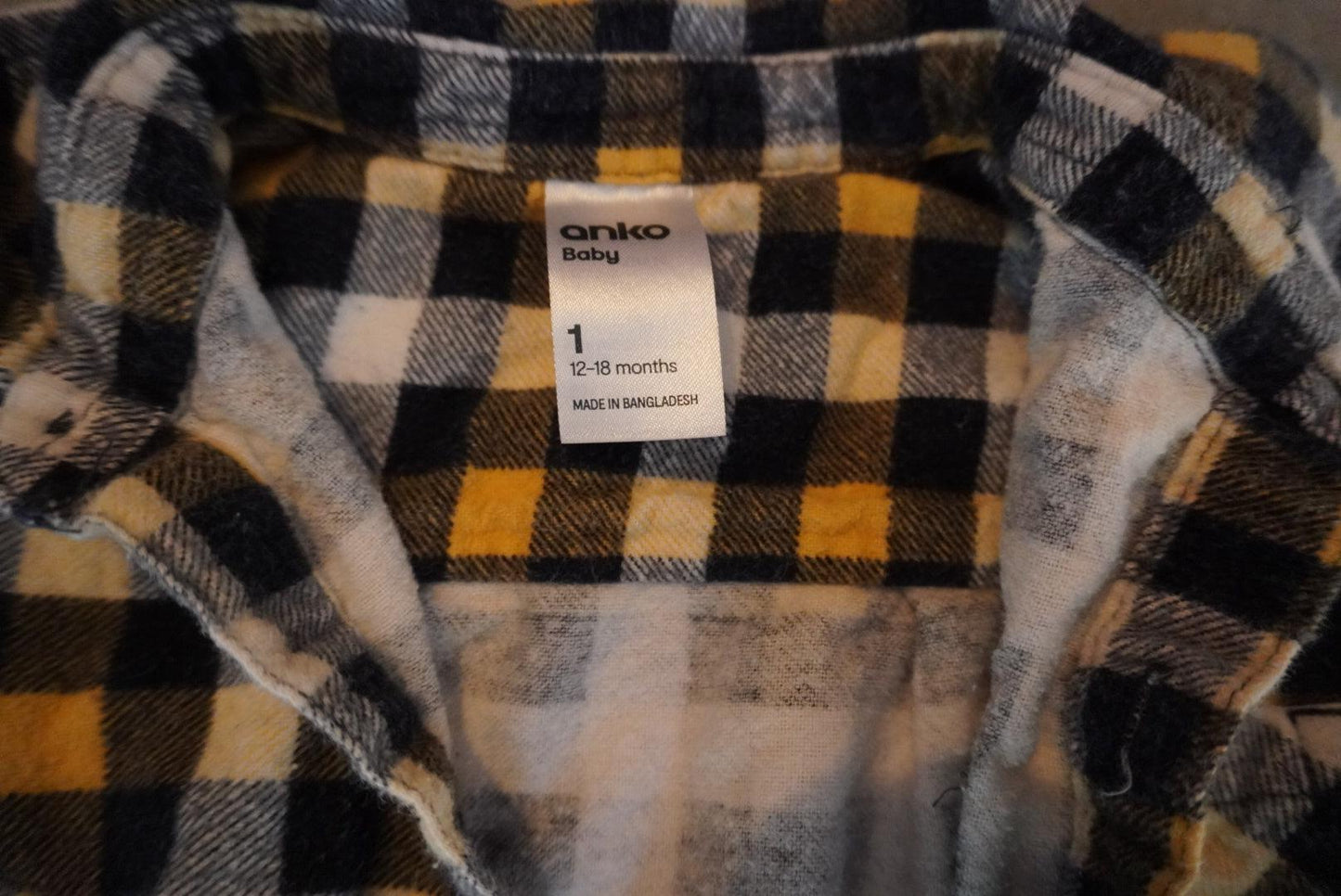 Toddler flanno with buttons size 1 - Scroll through thrift