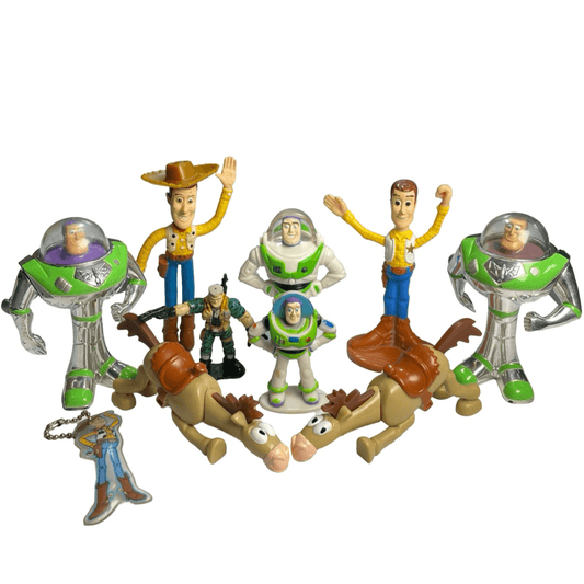 Toy Story figurine bundle of 10. - Scroll through thrift